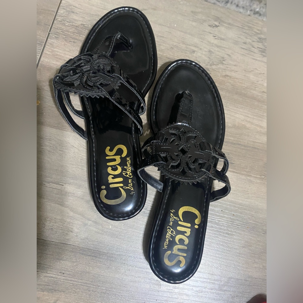 Lightly worn Sam Edelman“Circus” black sandals